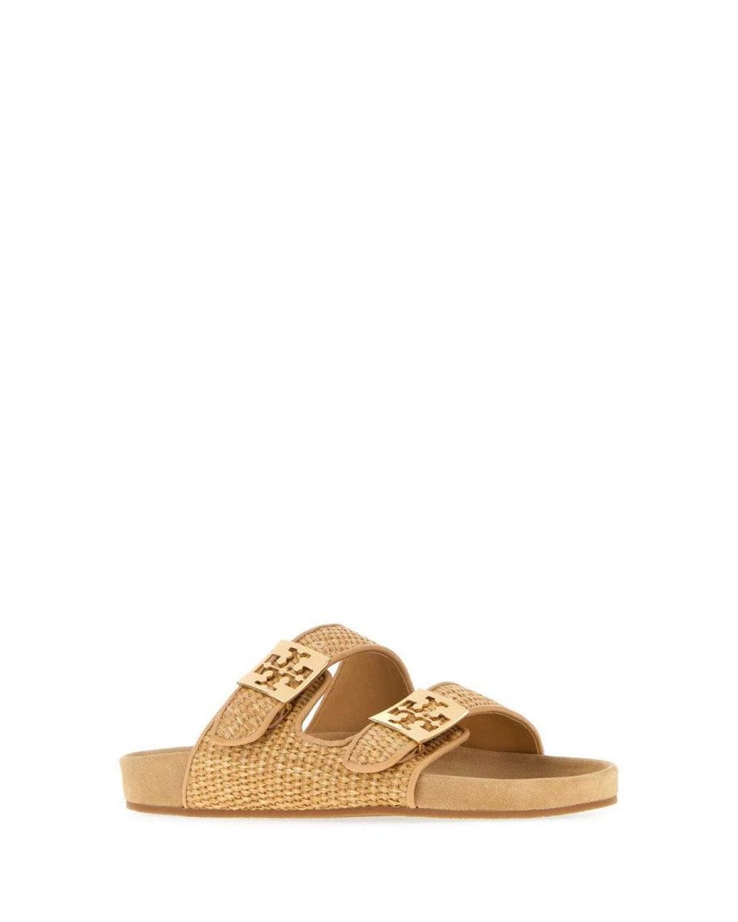 Tory Burch Natural Woven Sandals