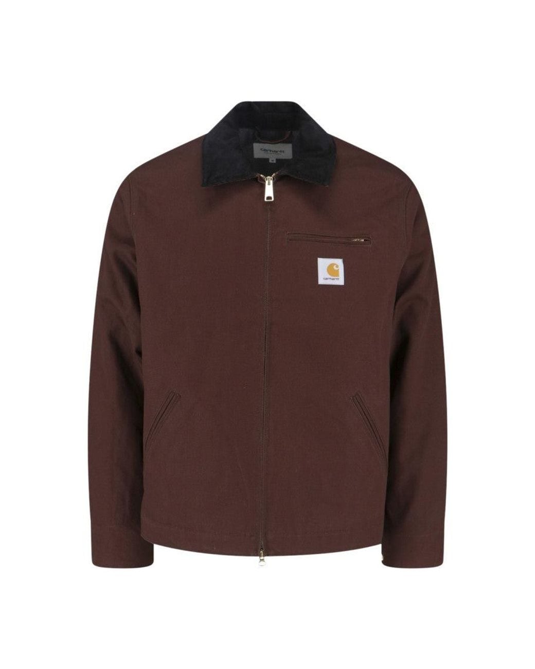 Carhartt Brown Regular Logo Jacket for men