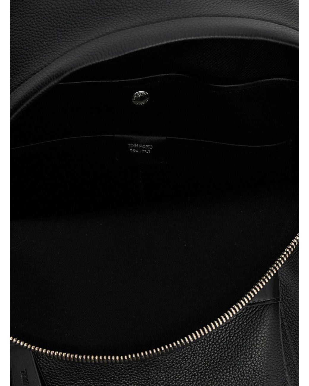 Tom Ford Black Tom Ford Buckley Backpack for men