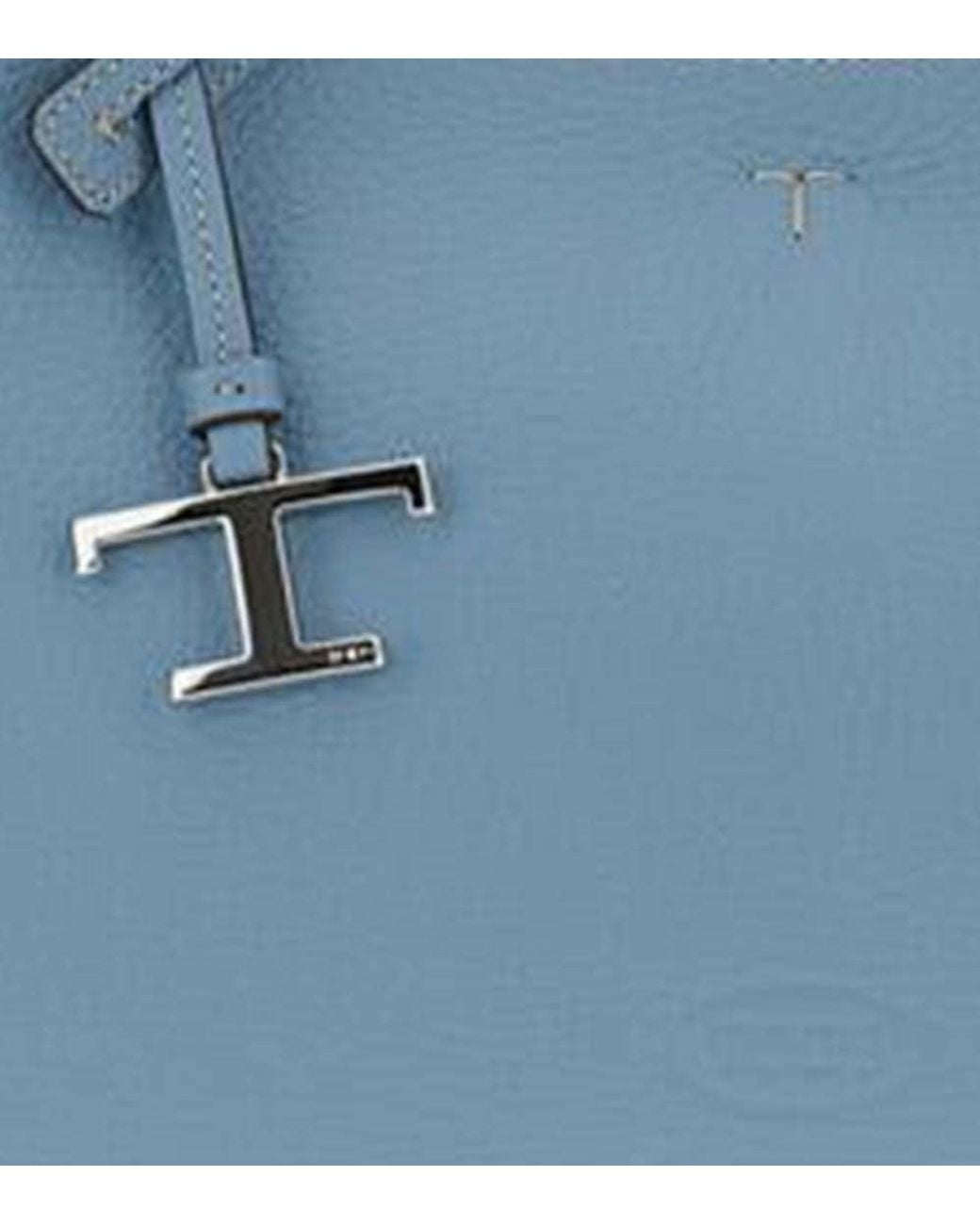 Tod's Blue Logo Small Tote