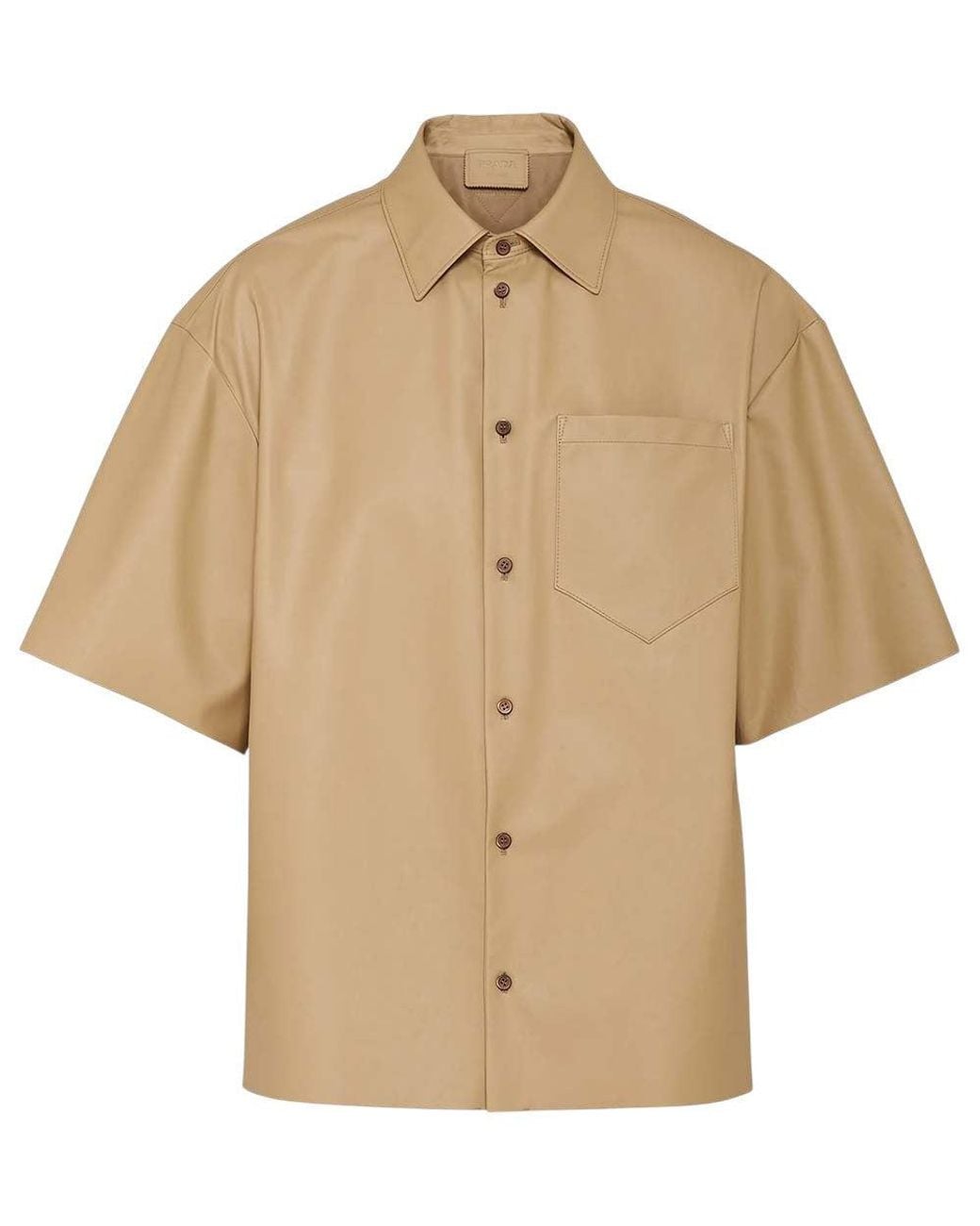 Prada Natural Leather Shirt for men