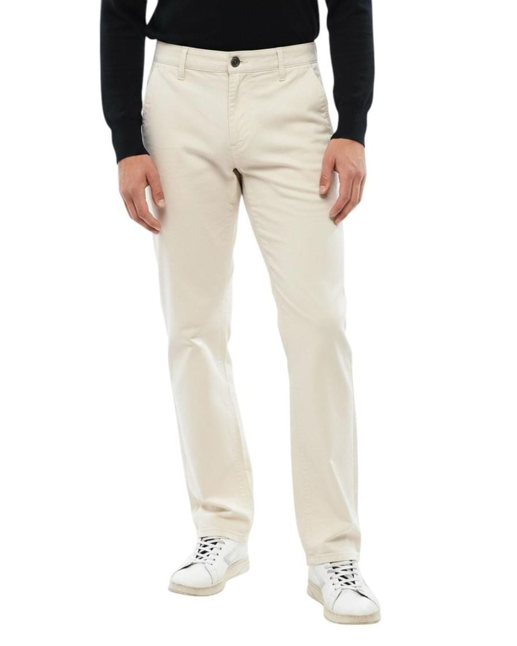 Corneliani Black Straight Pants for men