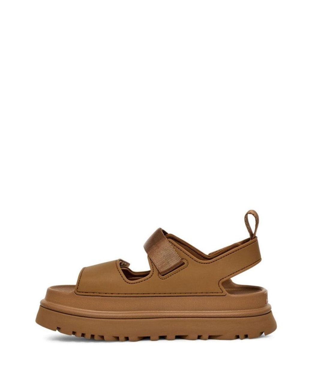 Ugg Brown Platform Sandals 'Goldenglow'