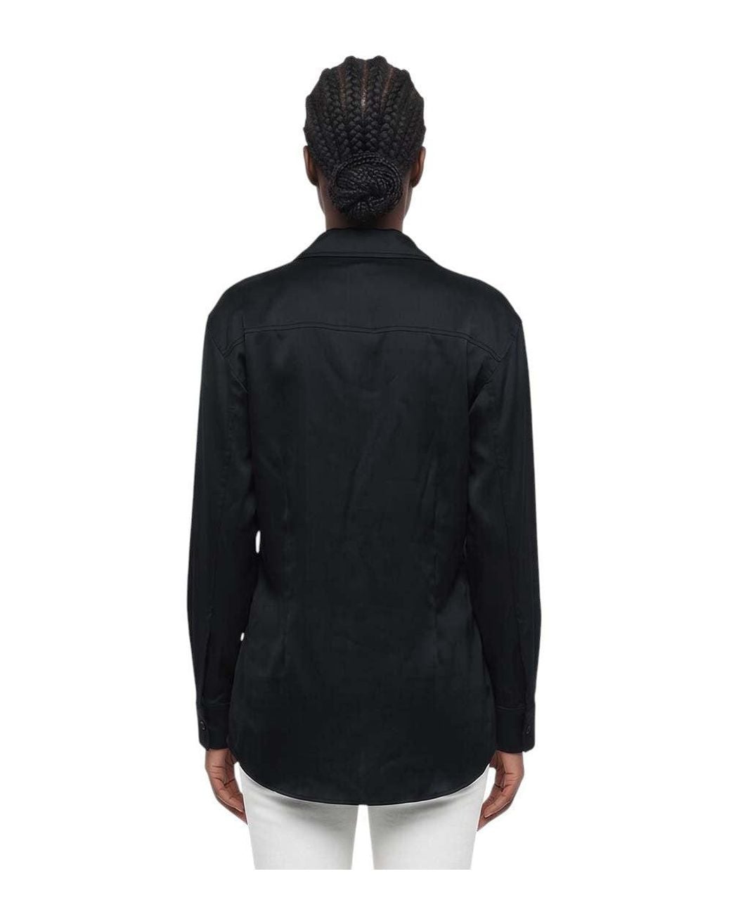 Off-White c/o Virgil Abloh Black Slim Solid Shirt
