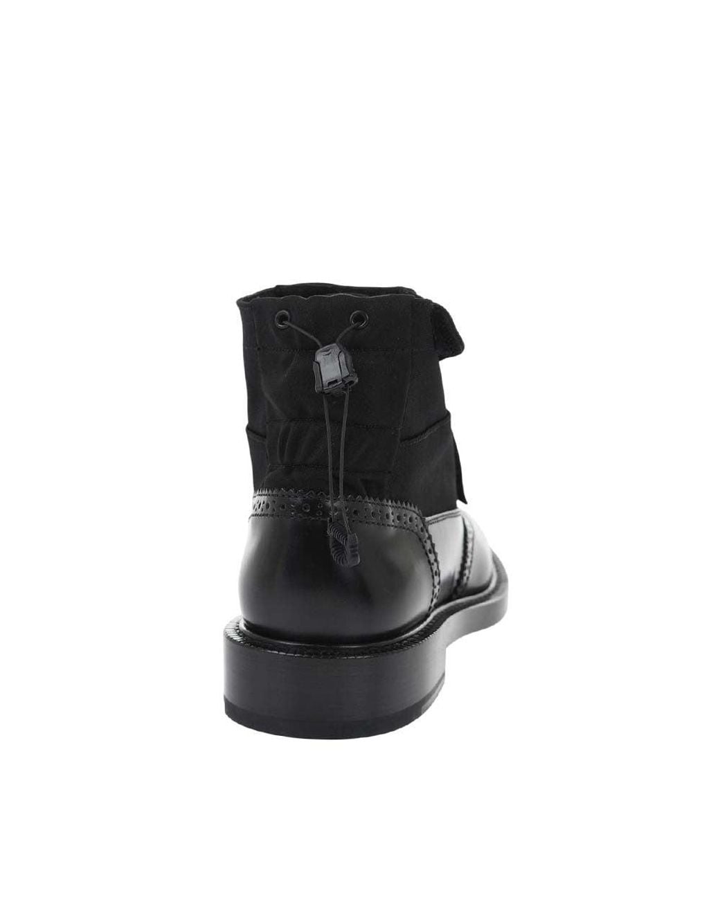 Dior Black Perforated Leather Boots for men
