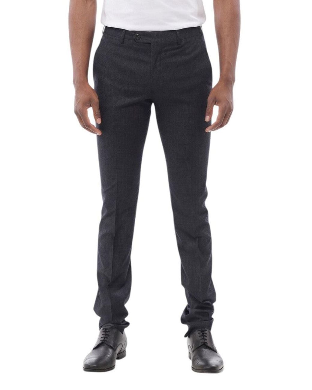 Corneliani Blue Tailored Pants for men