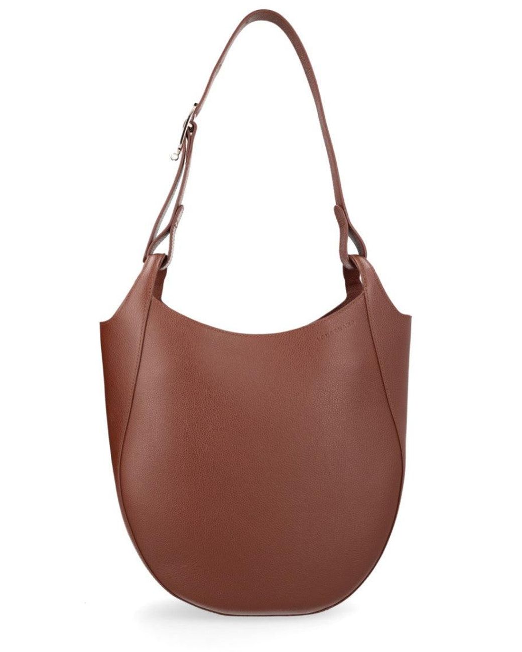 Longchamp Brown Le Foulonne Large Hobo