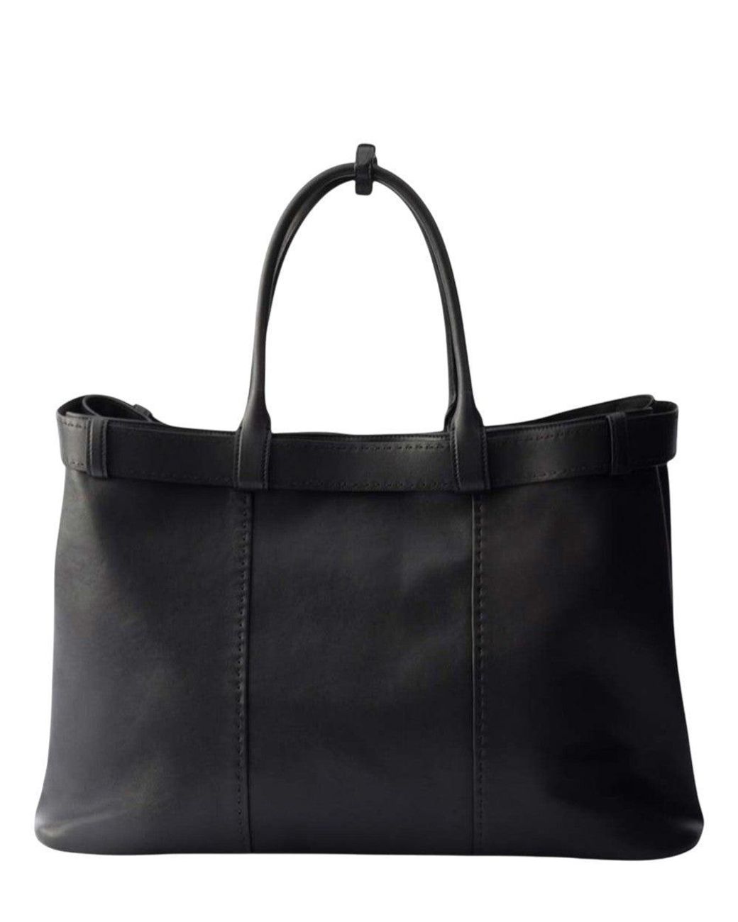 Prada Black Logo Large Tote for men
