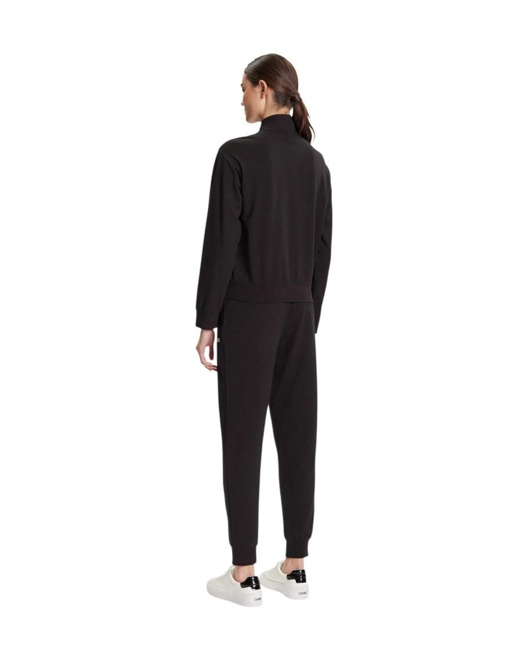 EA7 Black Logo Tracksuit