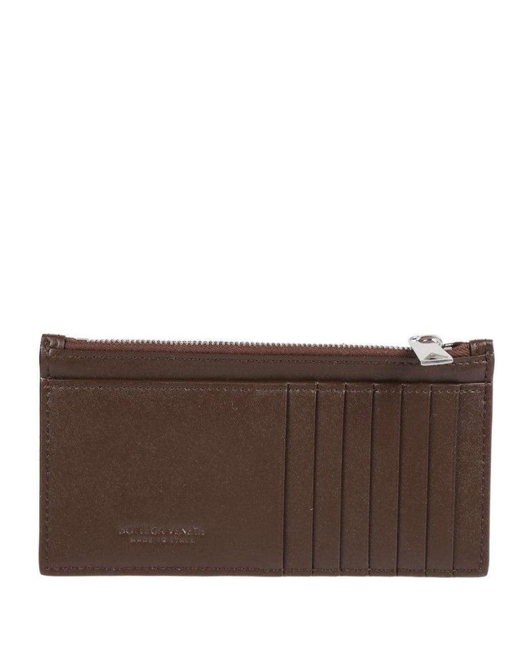 Bottega Veneta Brown Credit Card Holder for men