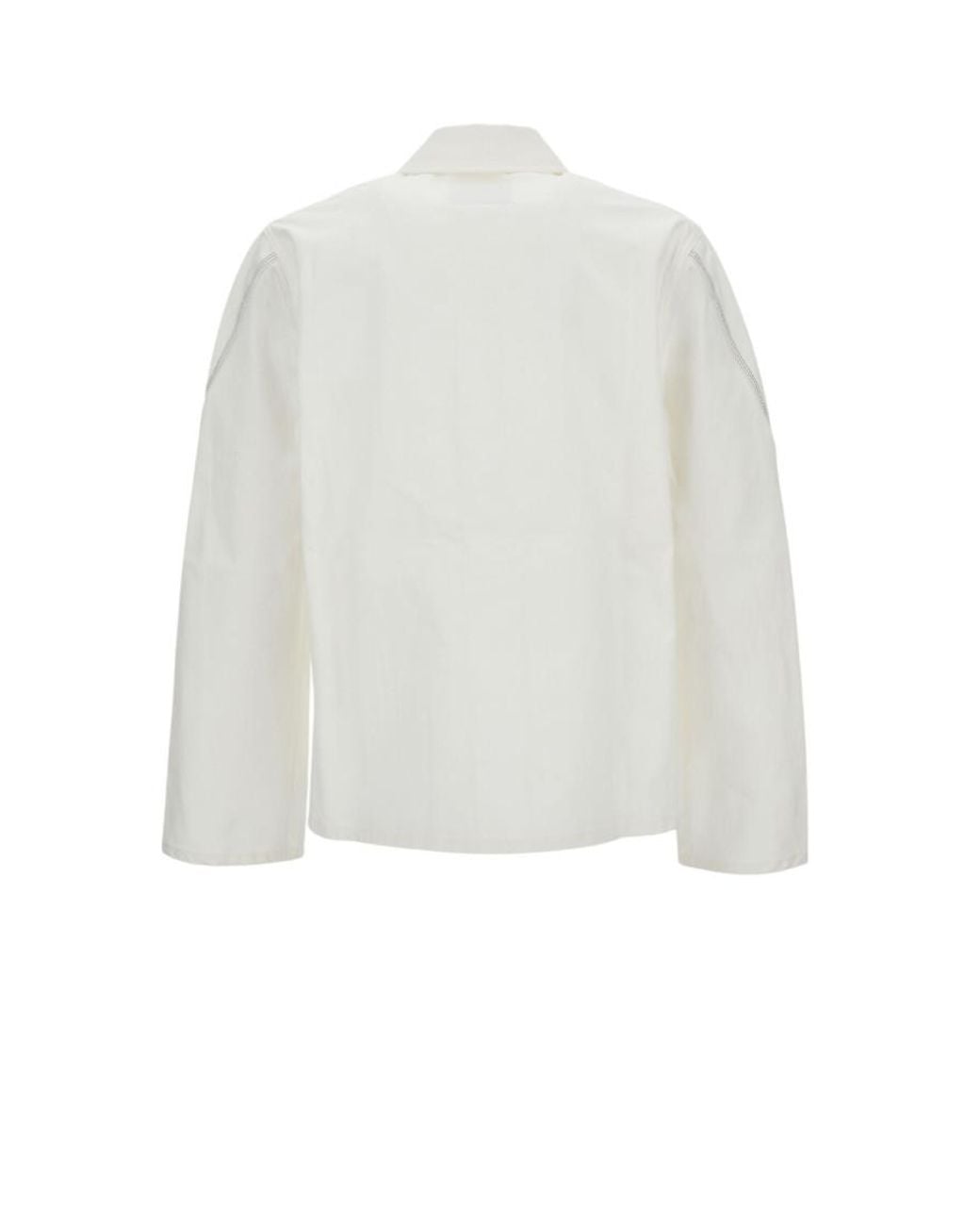 Givenchy White Shirt Collar Jacket for men