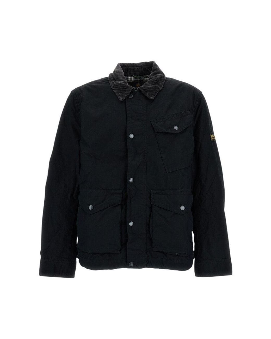 Barbour Black Shirt Collar Jacket for men