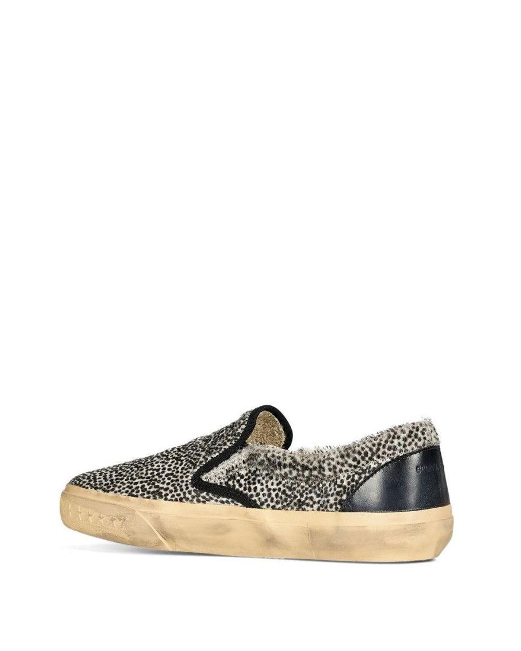 Golden Goose Deluxe Brand Black Printed Sneakers for men