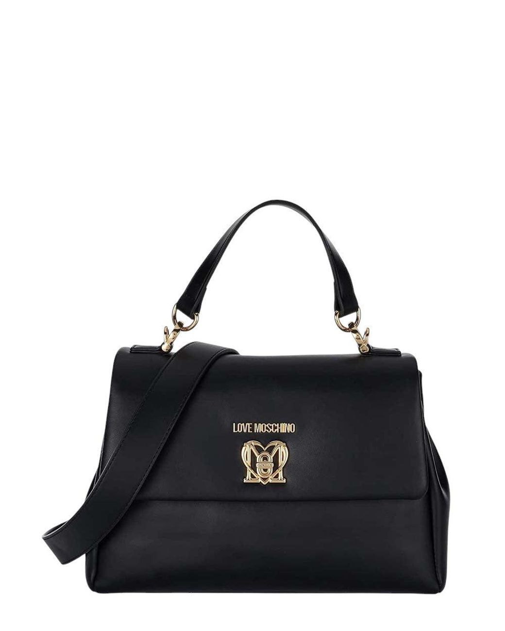 Love Moschino Black Logo Small Satchel