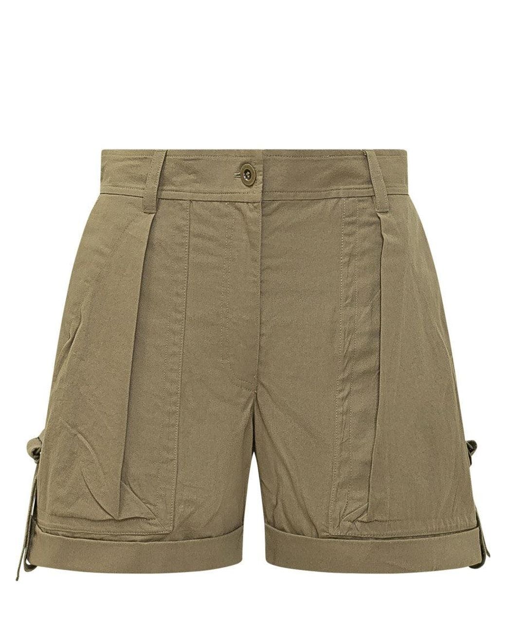Isabel Marant Green Solid Shorts