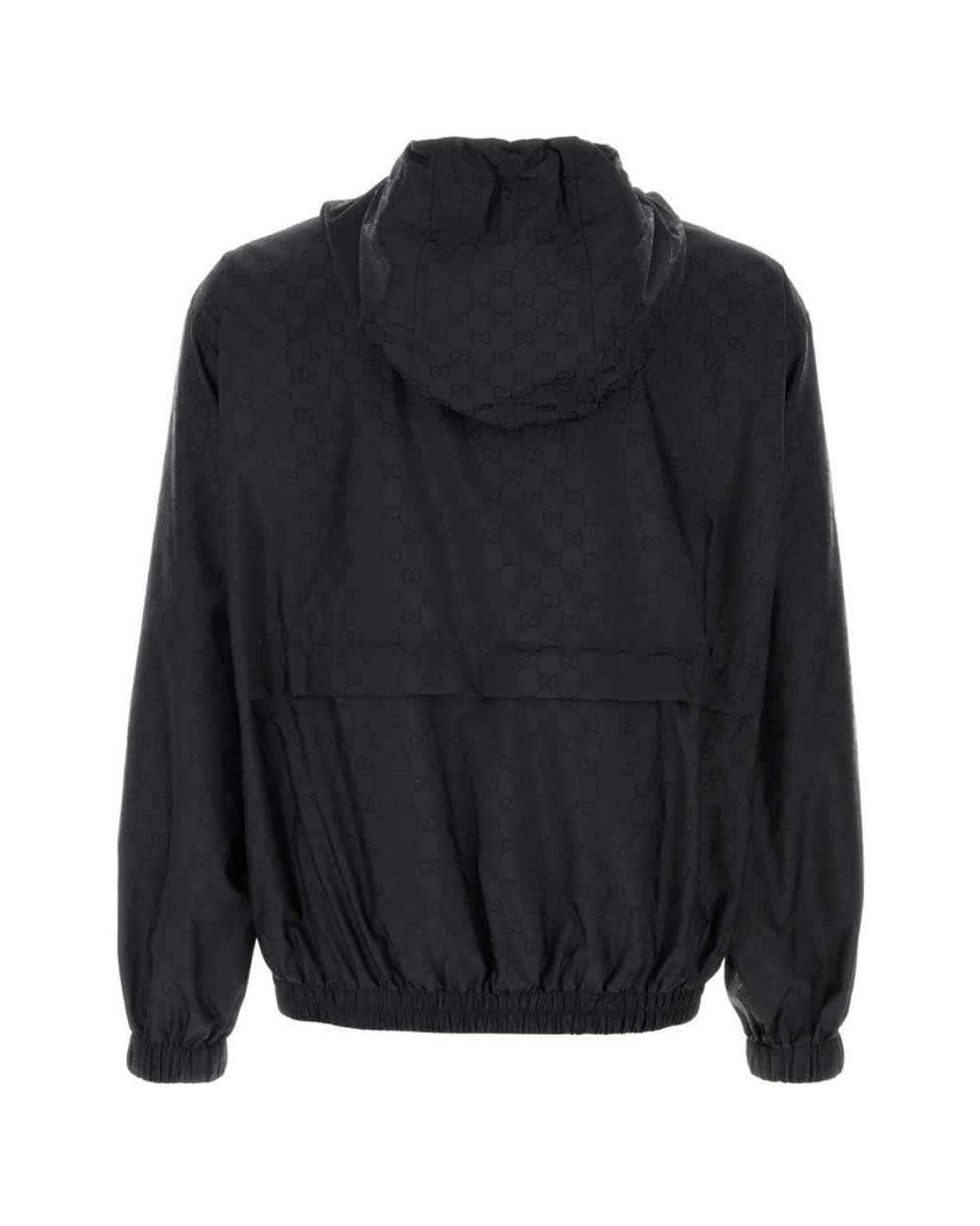 Gucci Blue Dark Zip-Up Jacket for men