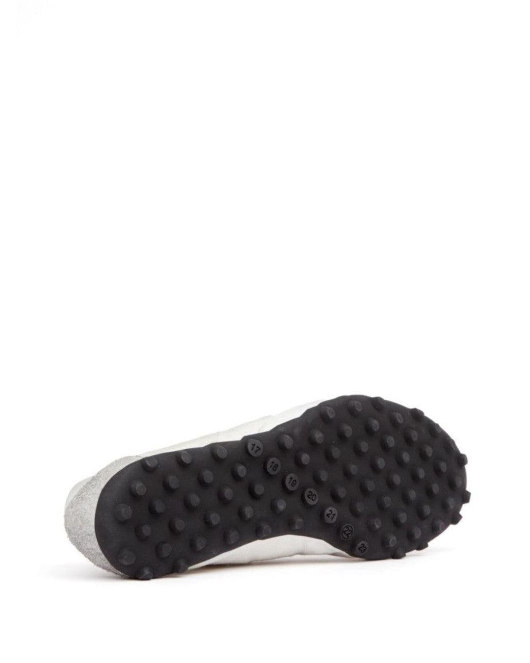Maison Margiela White Sprinters Drill Cotton With Vintage Treatment Sneakers