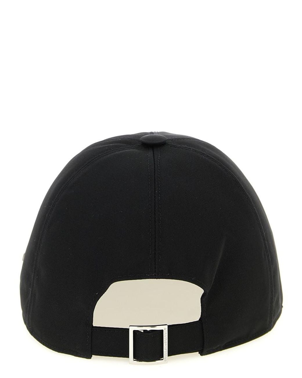 Stella McCartney Black Logo Baseball Hat
