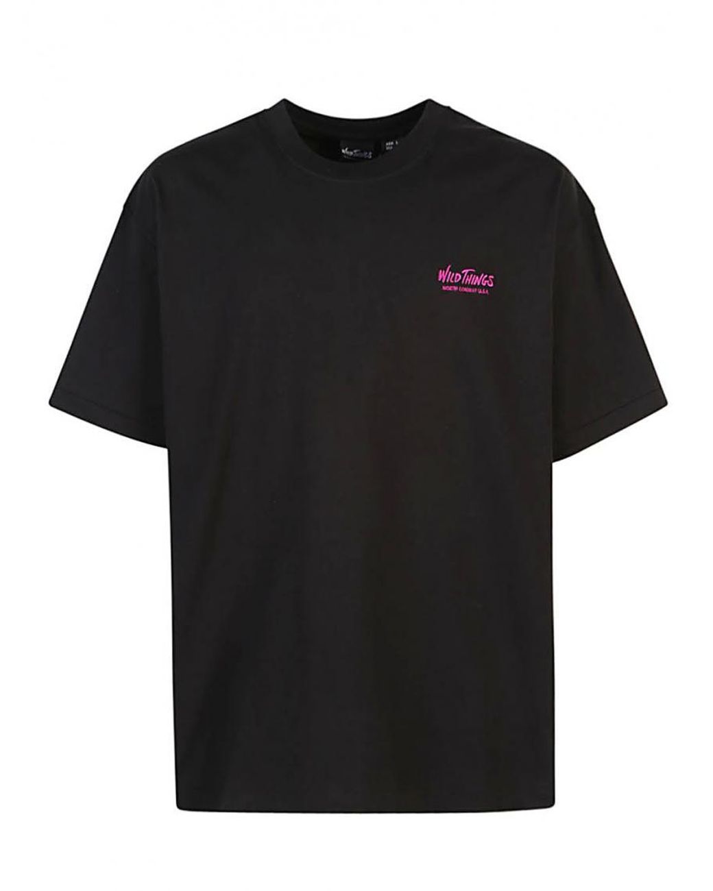 Wild Things Black Logo Print T-Shirt for men