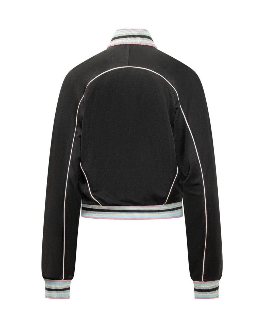 Off-White c/o Virgil Abloh Black Solid Mock Collar Jacket