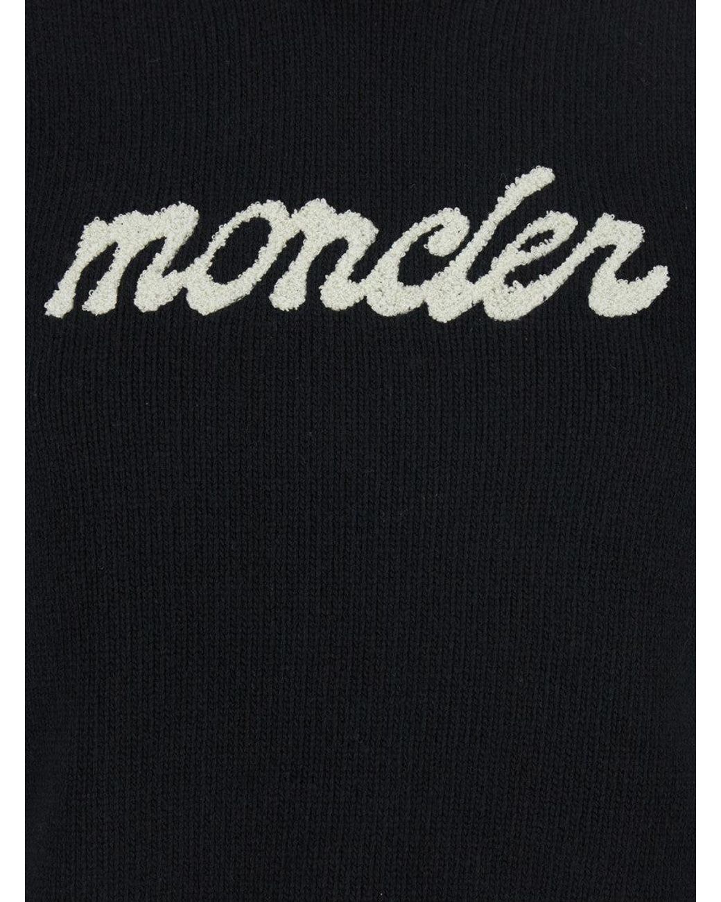 Moncler Black Crew Neck Sweater