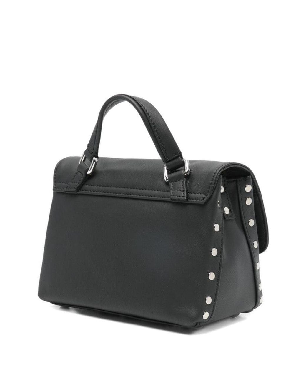 Zanellato Black Postina Mini Satchel