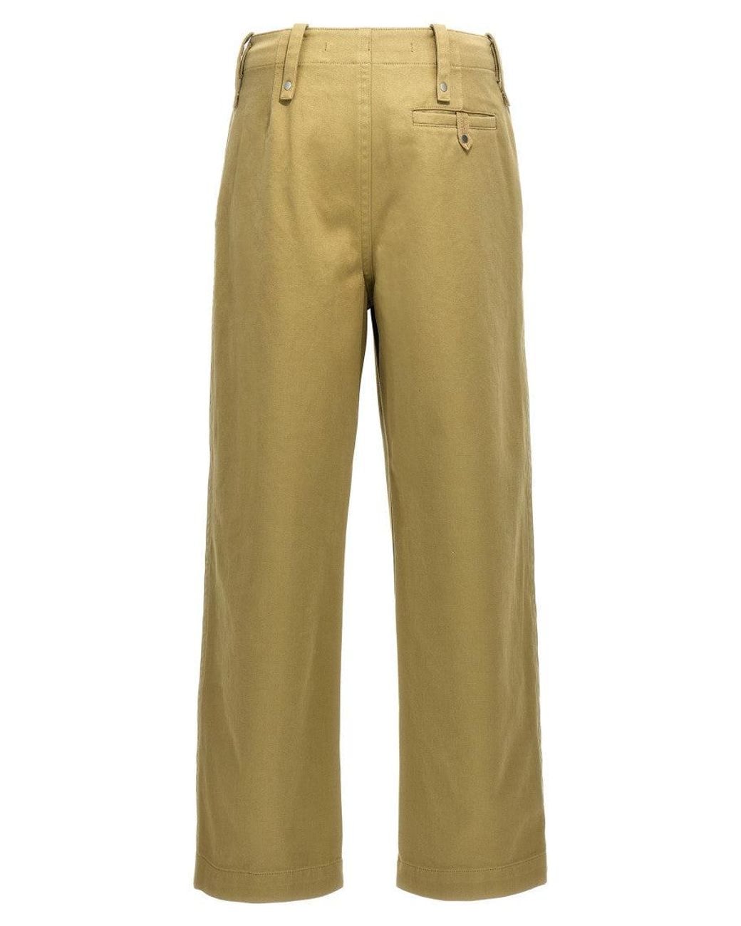 Burberry Natural Cotton Trousers for men