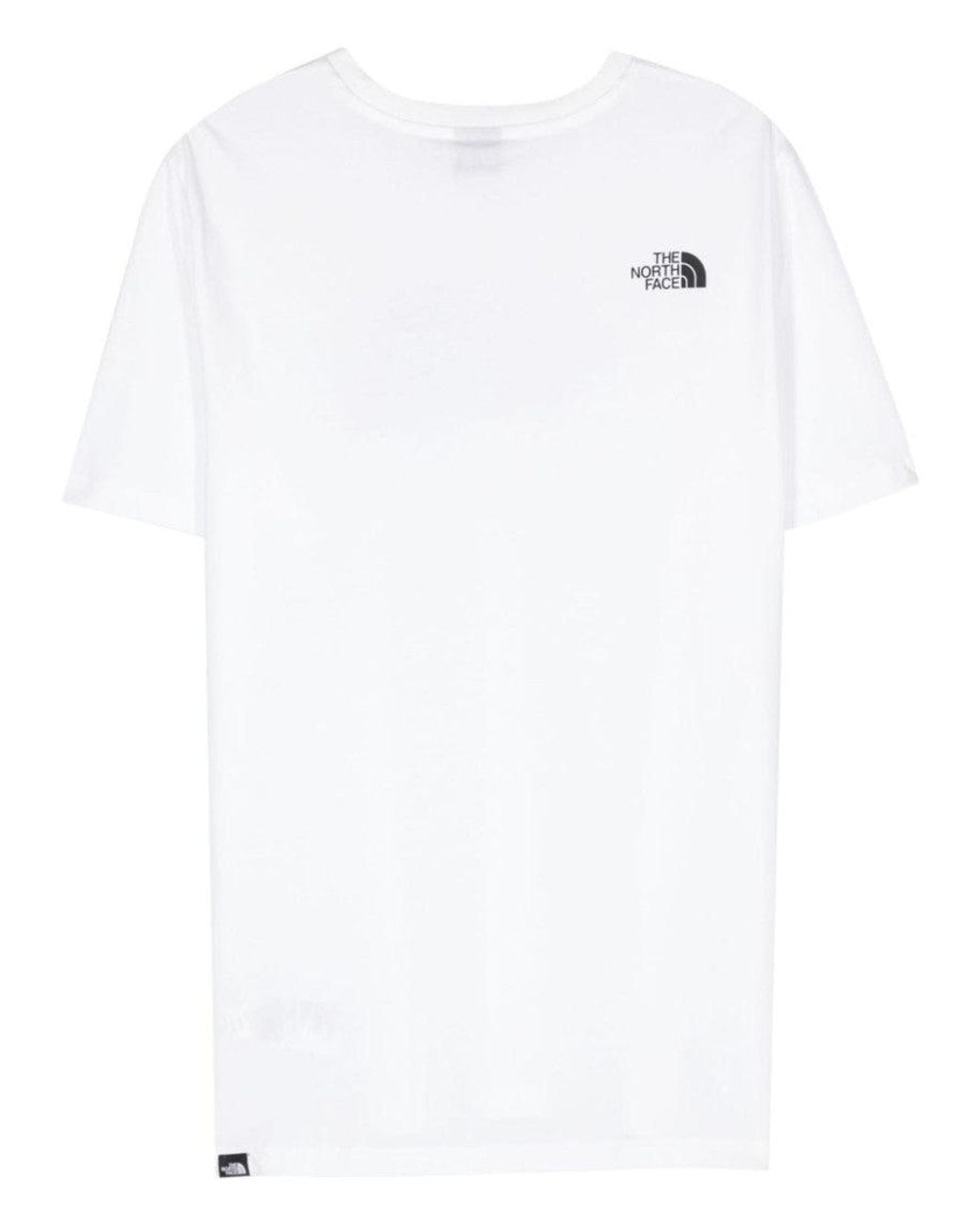 The North Face White Crew Neck T-Shirt for men