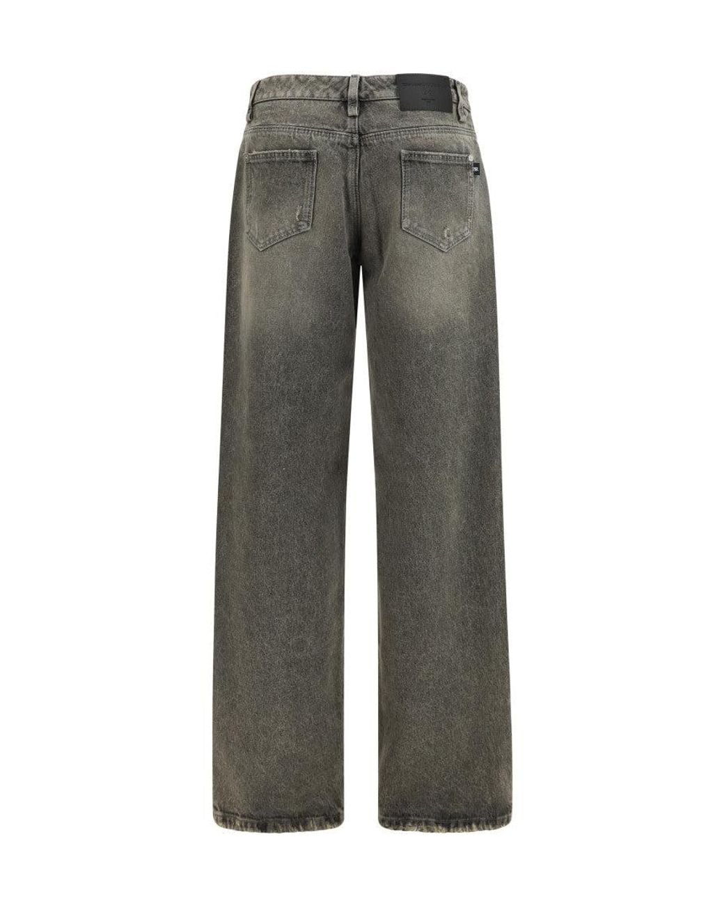 Ermanno Scervino Gray Loose Mid Rise Jeans