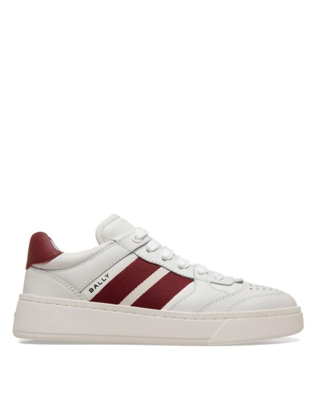 Bally Pink Leather Sneakers