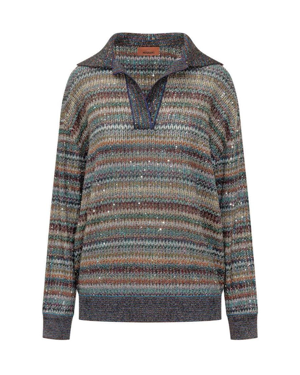 Missoni Gray Caperdoni Polo Shirt