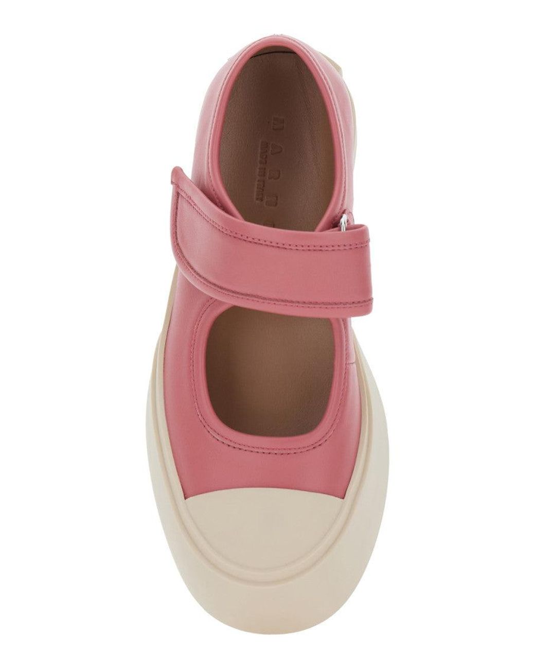 Marni Pink Round Toe Sneakers