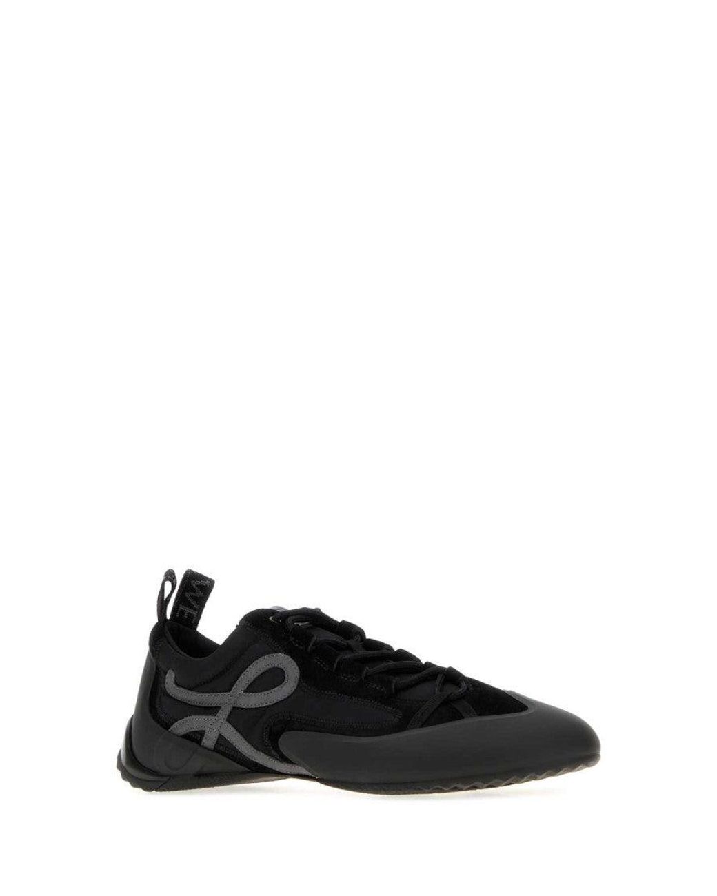 Loewe Black Logo Grip Sneakers for men