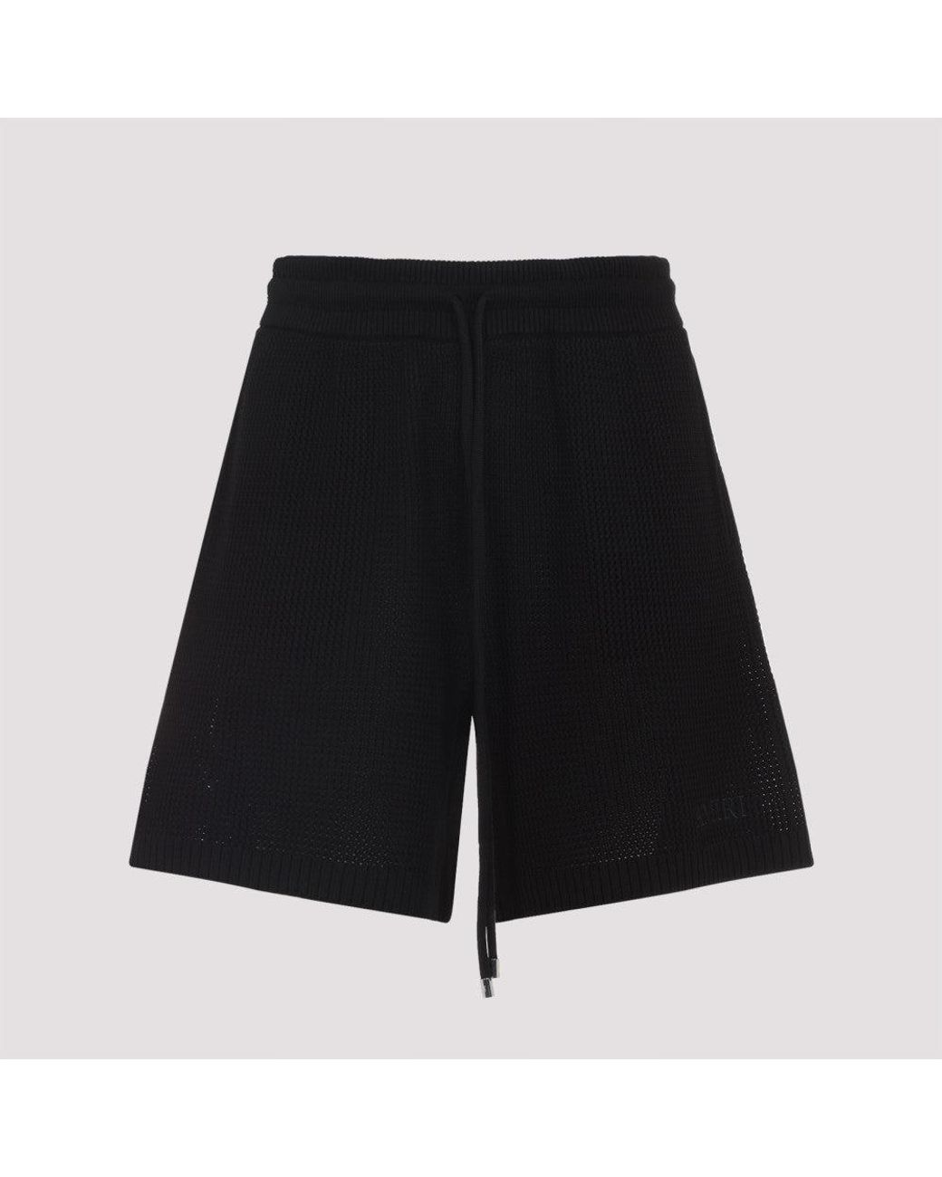 Amiri Black Shorts for men