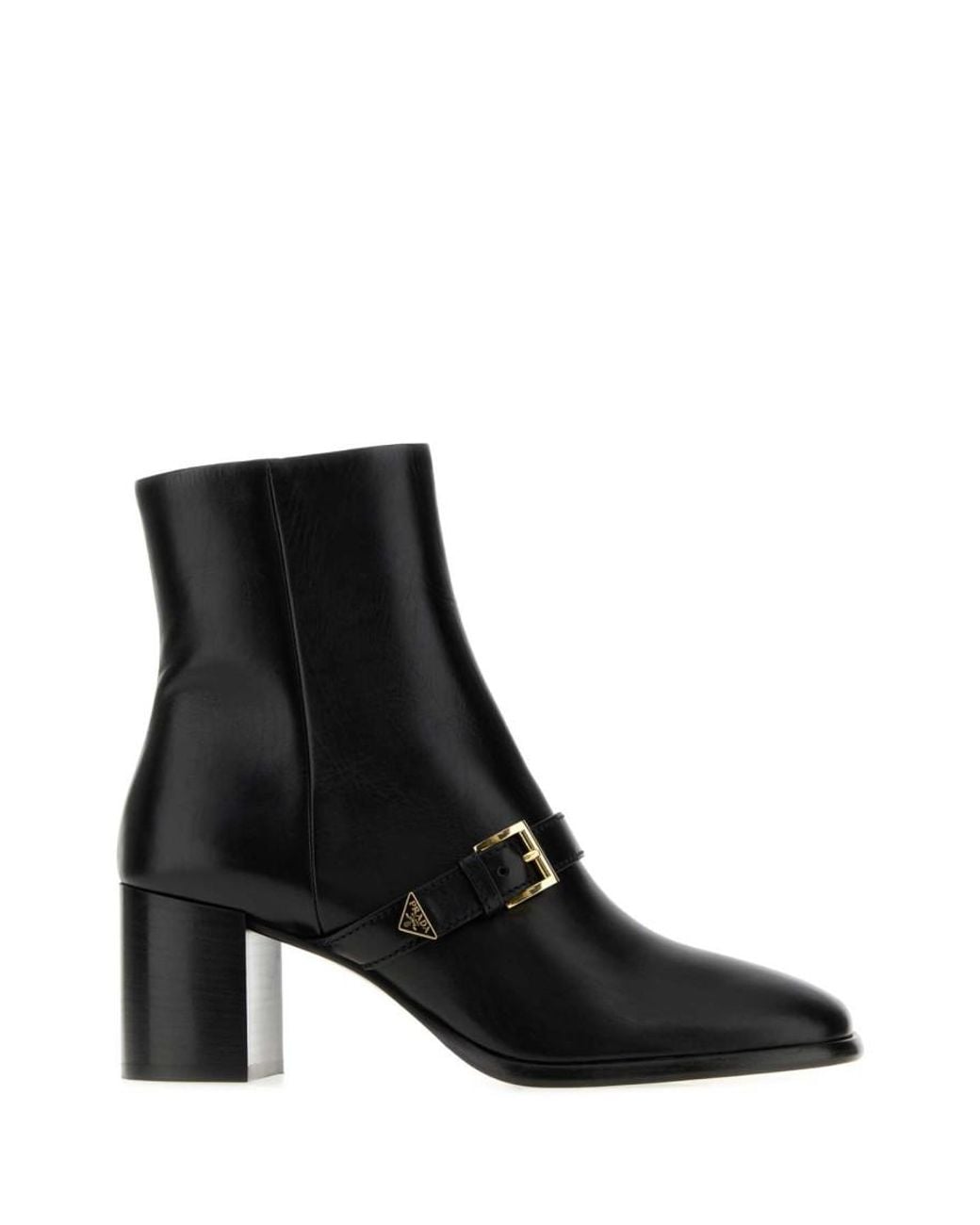 Prada Black Tronchetti Boots