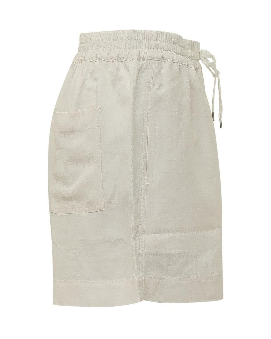 Studio Nicholson White Solid Shorts