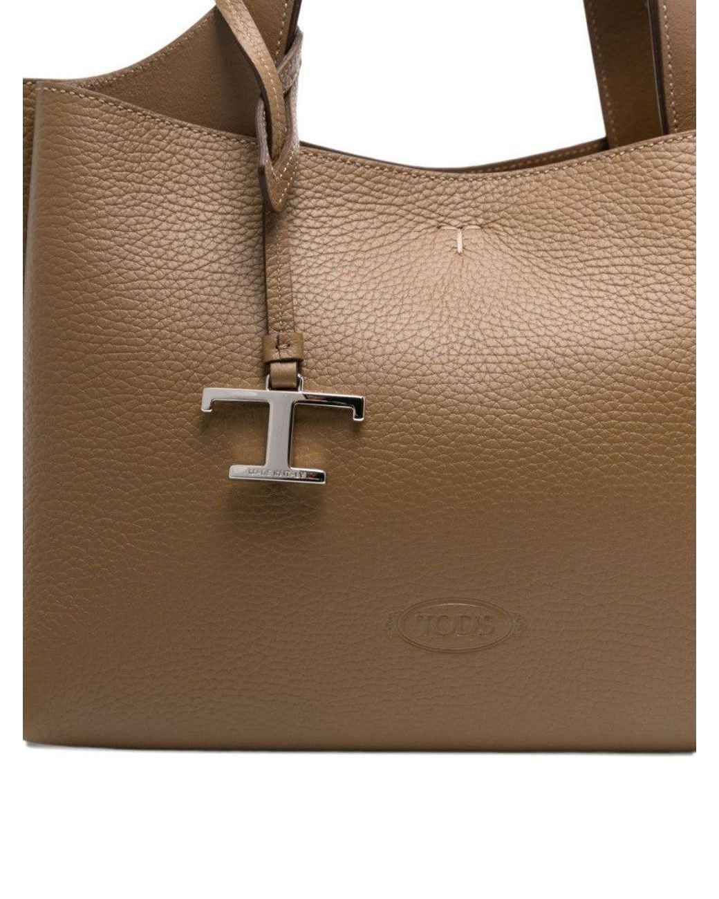 Tod's Brown T-Detail Tote