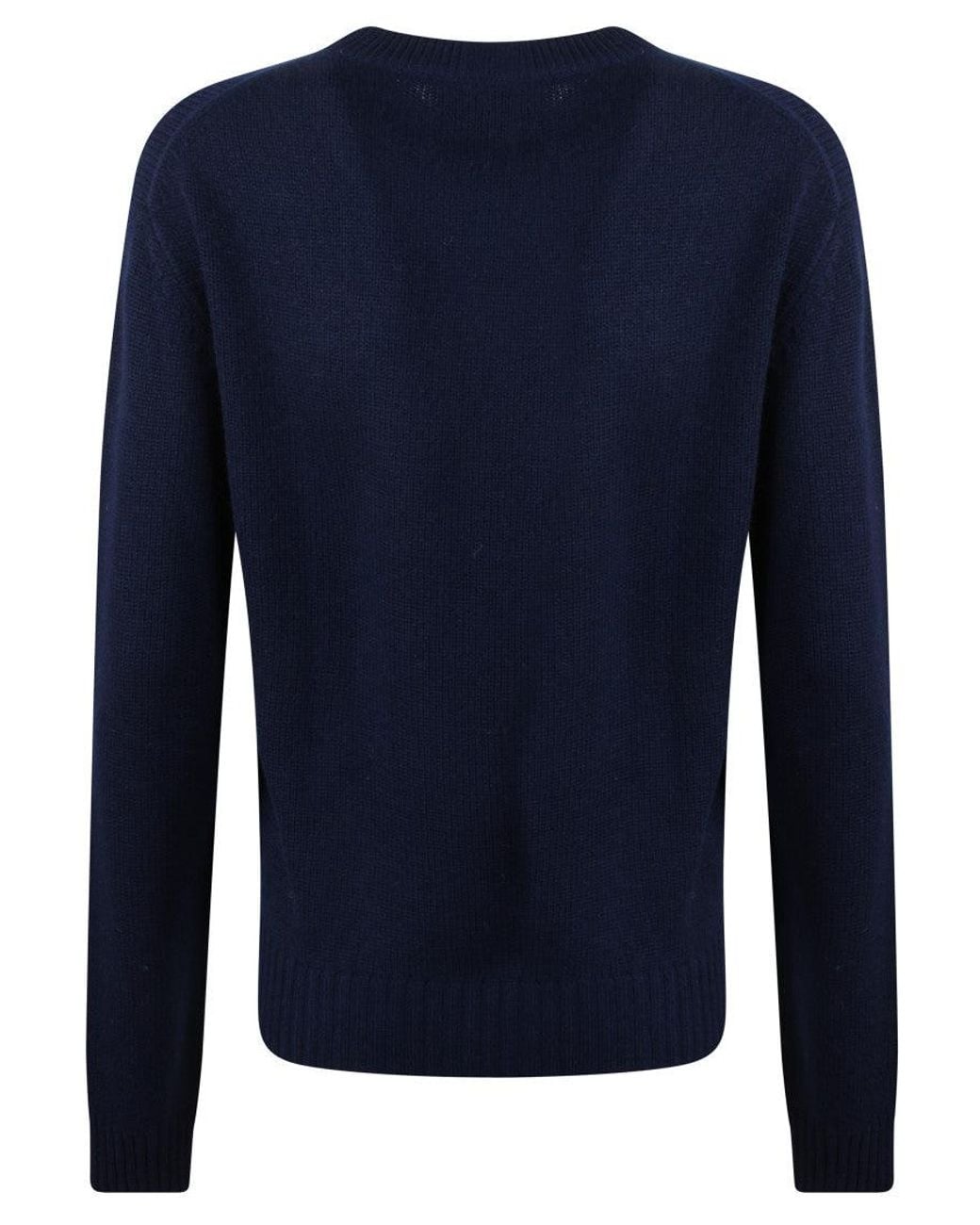 Allude Blue Wool Sweater