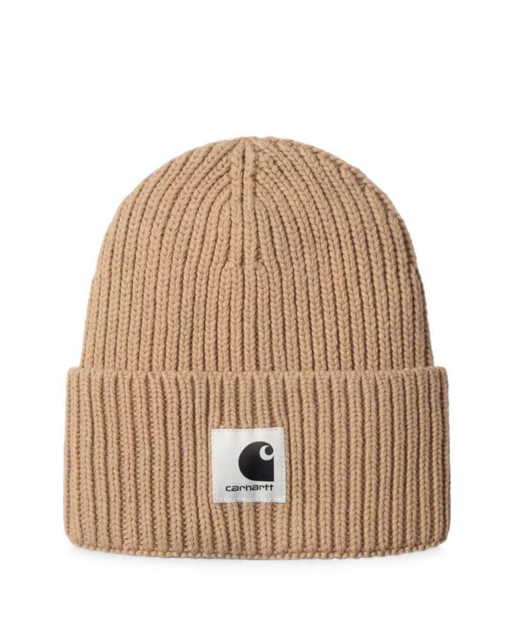 Carhartt Natural Knitted Beanie Cap for men
