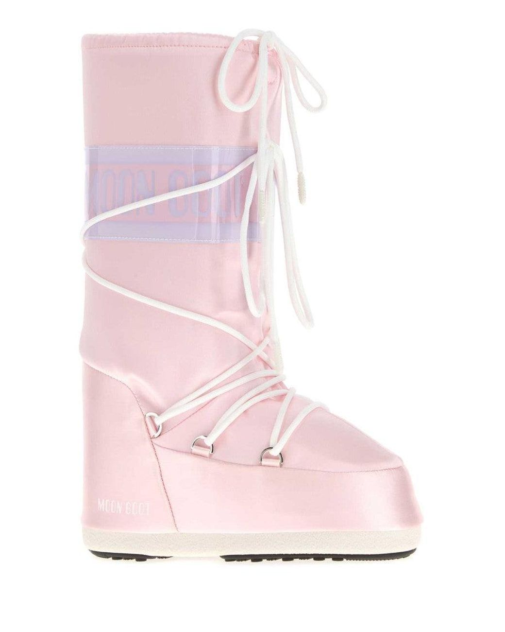 Moon Boot Pink Logo Boots for men