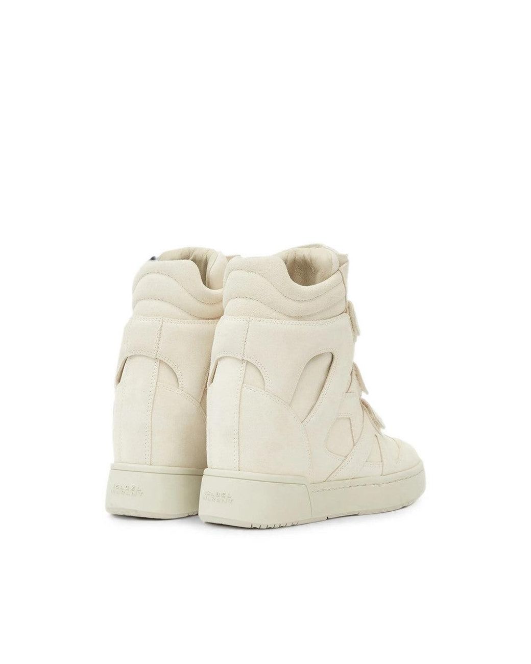 Isabel Marant Natural Perforated Bekett Sneakers