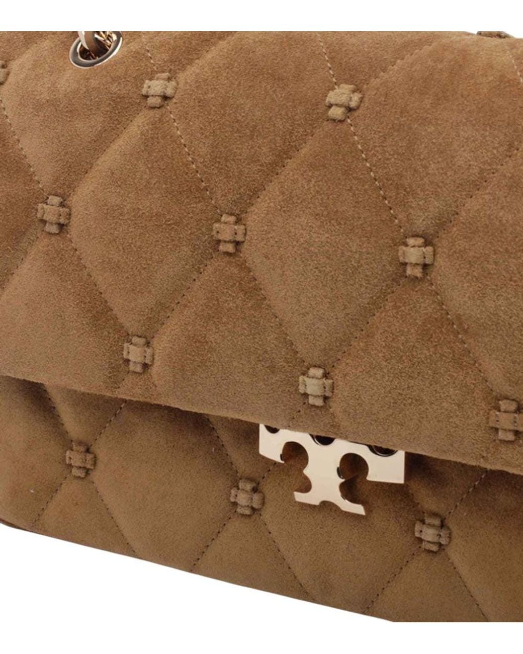 Tory Burch Brown Bunny Medium Shoulder Bag
