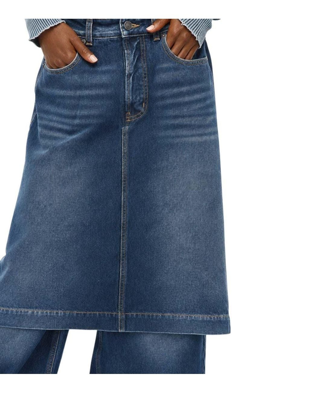 DIESEL Blue Loose Low Rise Jeans