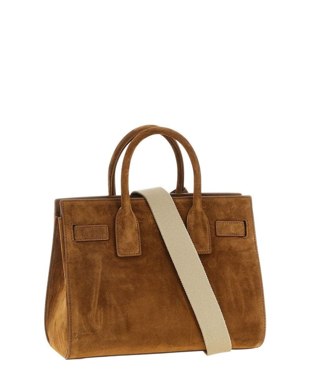 Saint Laurent Brown Sac De Jour Small Satchel