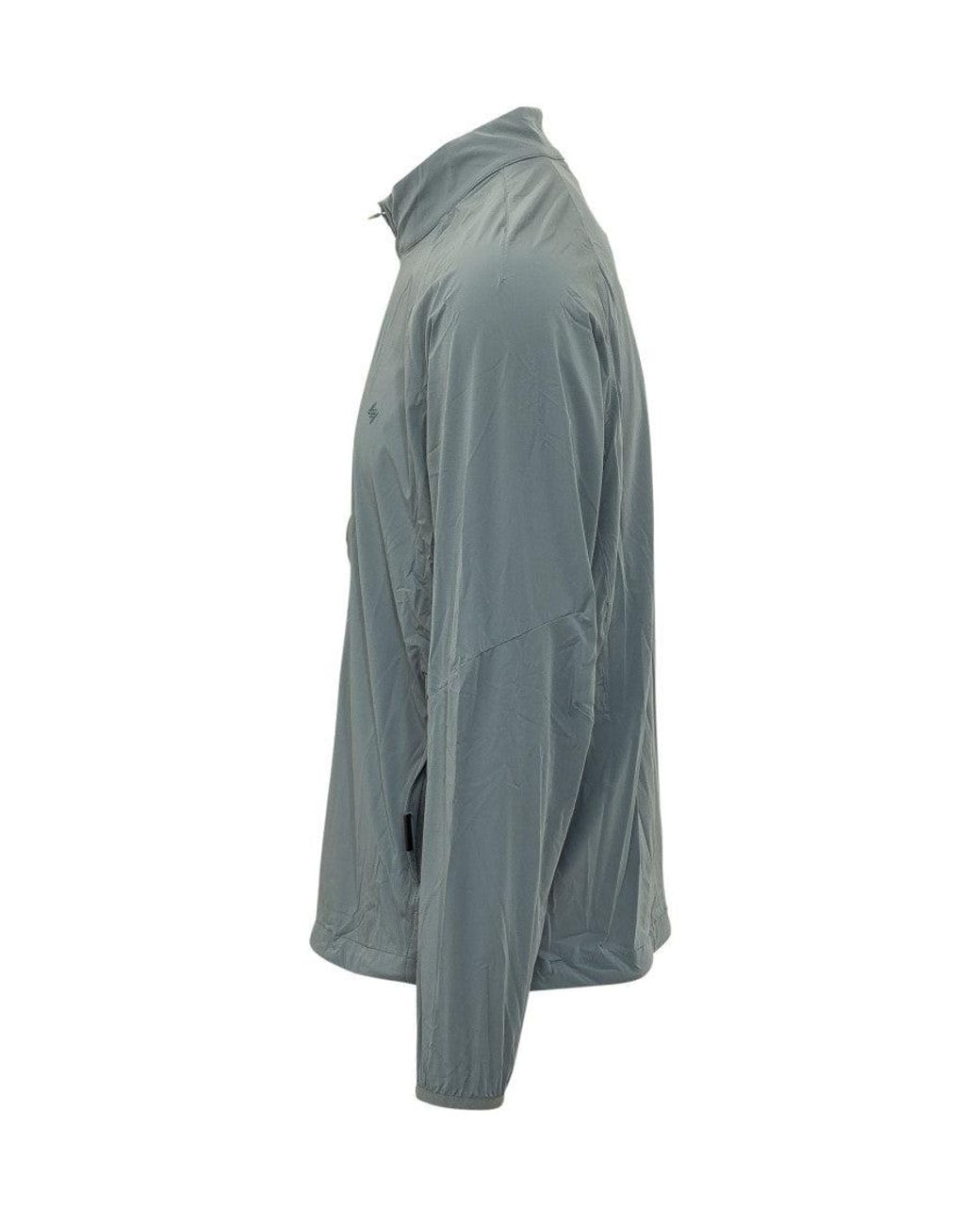 Represent Green Solid Mock Collar Jacket for men