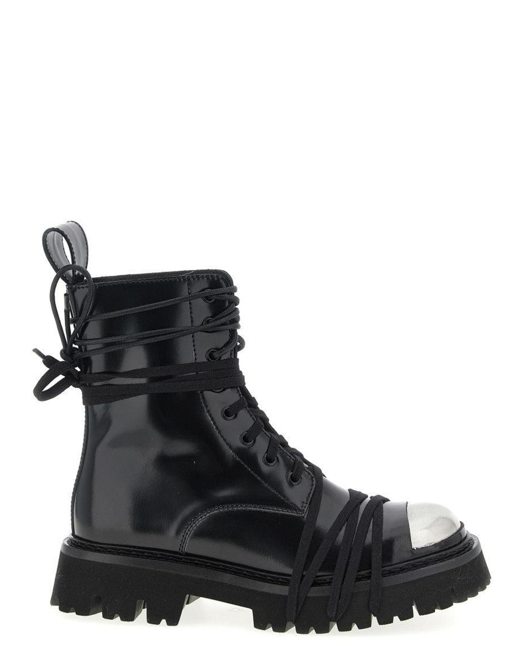Moschino Black Ankle Boots