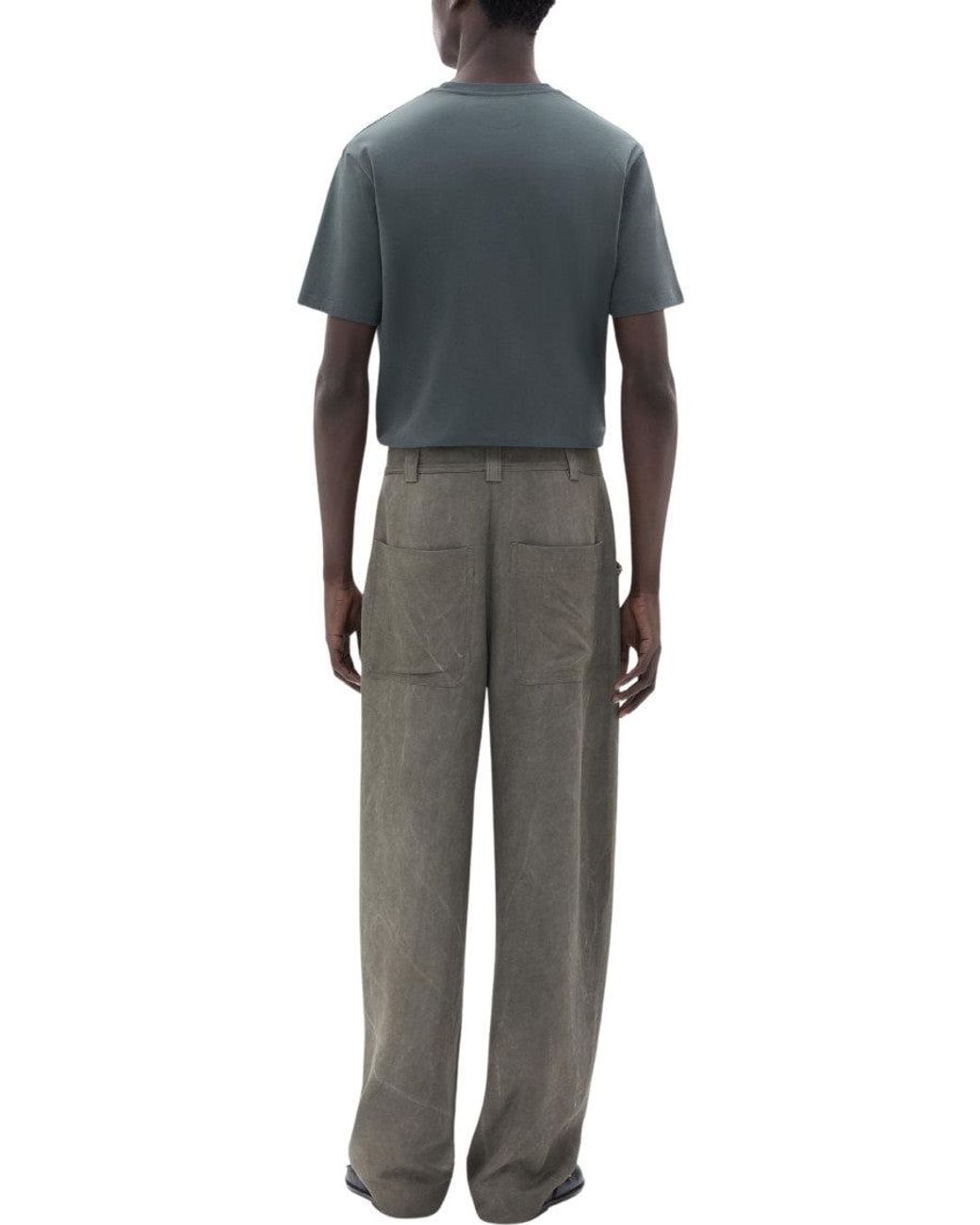 Ferrari Gray Crew Neck T-Shirt for men