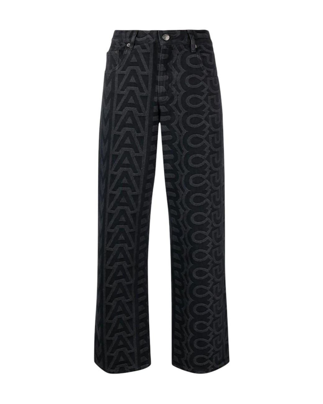 Marc Jacobs Black 'Monogram' Jeans