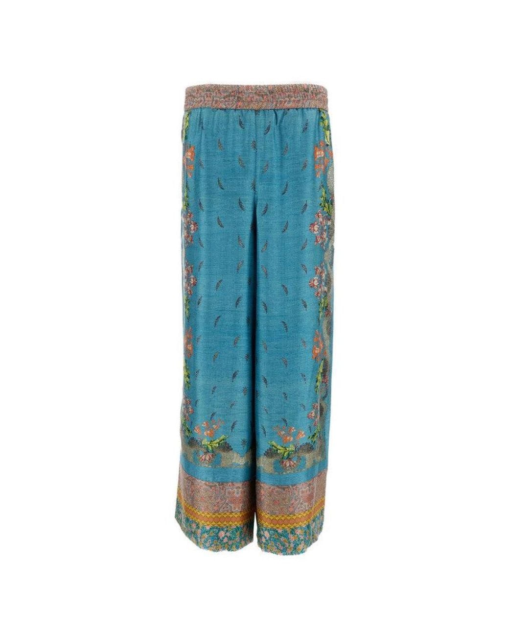 Pierre Louis Mascia Blue Sky Relaxed Printed Pant