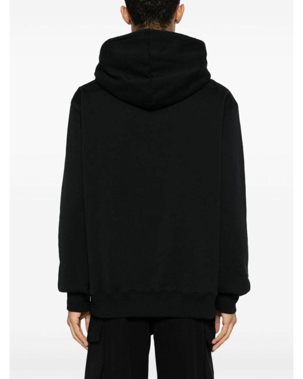 Lanvin Black Curblace Hoodie for men